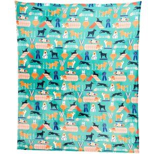 The Big One® Our Favorite Oversized Supersoft Print Plush Throw/Dog Show